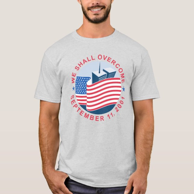 Camiseta Never Forget September 11 Memorial Graphic T-Shirt (Frente)