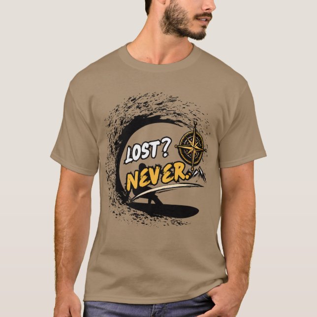 Camiseta Never Lost Adventure (Frente)