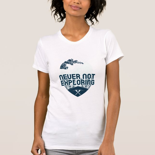 Camiseta Never Not Exploring Adventure Seekers (Frente)