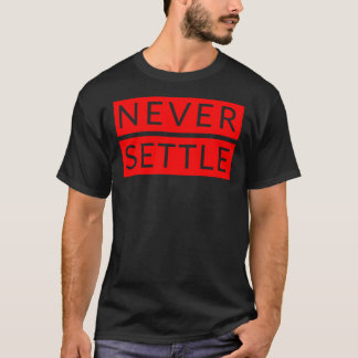 Camiseta Never Settle OnePlus Red Classic T-Shirt