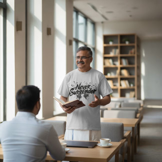 Camiseta Never Surrender