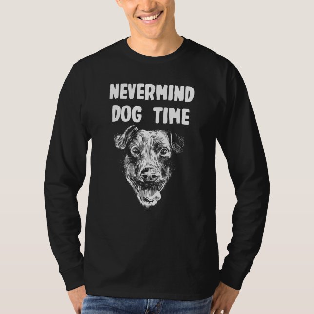 Camiseta Nevermind Dog Time (Frente)