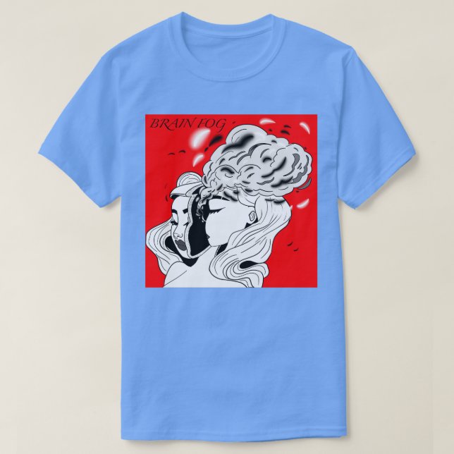 Camiseta Nevoeiro cerebral (Frente do Design)