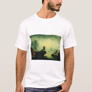 Camiseta Nevoeiro da manhã no mar por Joseph Vernet 