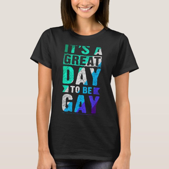 Camiseta New Blue Gay Male Mlm Pride Flag  (Frente)