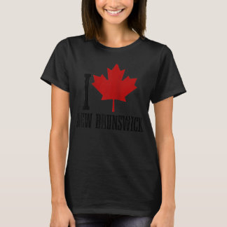 Camiseta New Brunswick Canada Maple Leaf Canadian Flag Prid