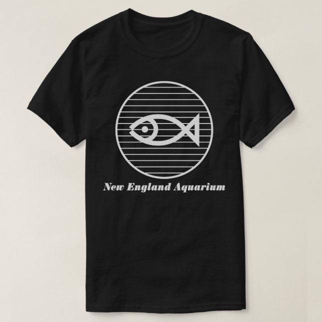 Camiseta New England Aquarium Dark (Frente do Design)
