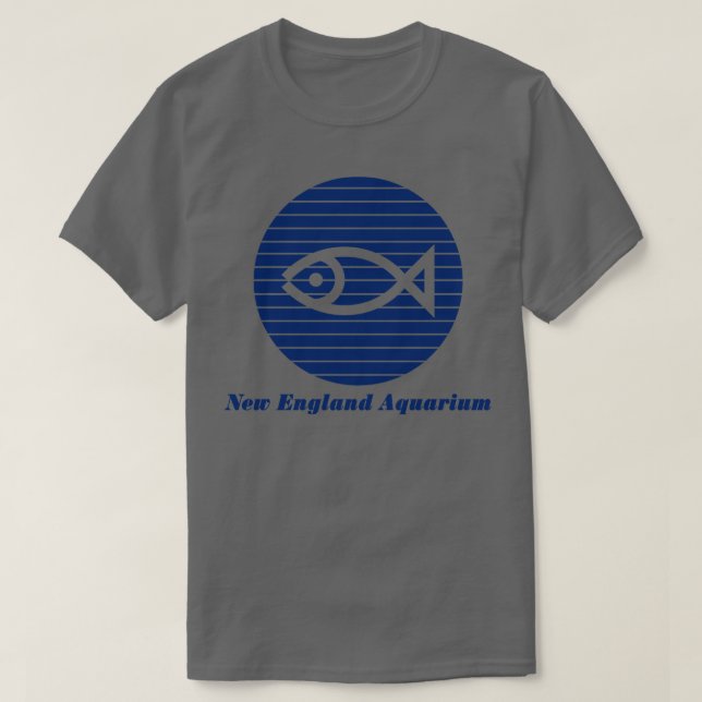 Camiseta New England Aquarium Light (Frente do Design)