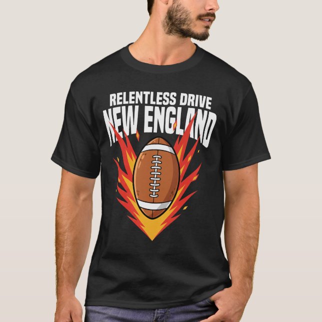 CAMISETA NEW ENGLAND RELENTLESS DRIVE - NEW ENGLAND FOOTBAL (Frente)