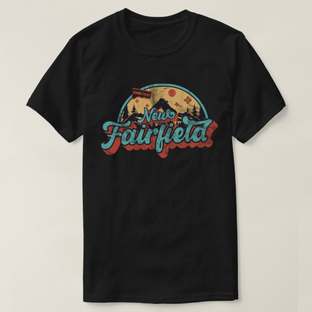 Camiseta New Fairfield, Connecticut (Frente do Design)