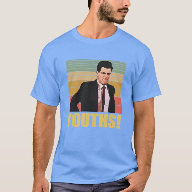 Camiseta New Girlv Show 15Jessica Day Nick Miller Youths Wi (Frente)