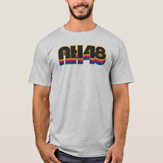 Camiseta New Hampshire 48 Rainbow (Frente)