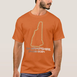 Camiseta New Hampshire America Astronomy Global Solar Eclip