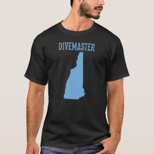 Camiseta New Hampshire Divemaster Scuba Diving Instrutor D