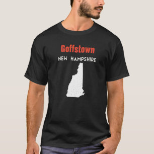 Camiseta New Hampshire EUA State America Viagem Goffstown