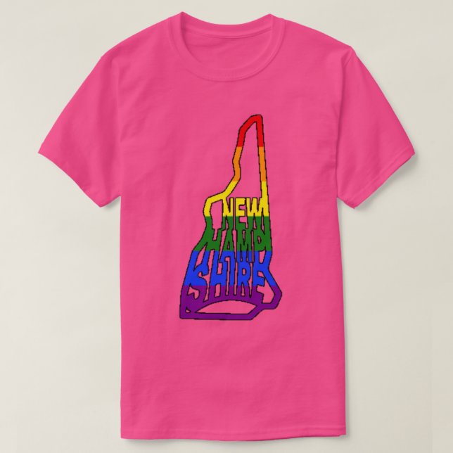 Camiseta New Hampshire Pride (Frente do Design)