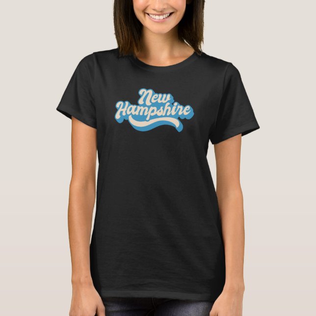 Camiseta New Hampshire Retro (Frente)