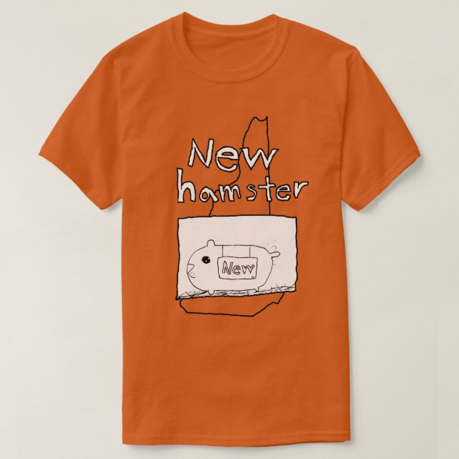 Camiseta New Hamster (New Hampshire)  (Frente do Design)