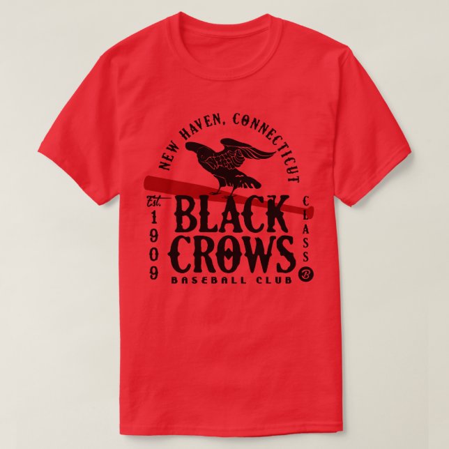Camiseta New Haven Black Crows (Frente do Design)