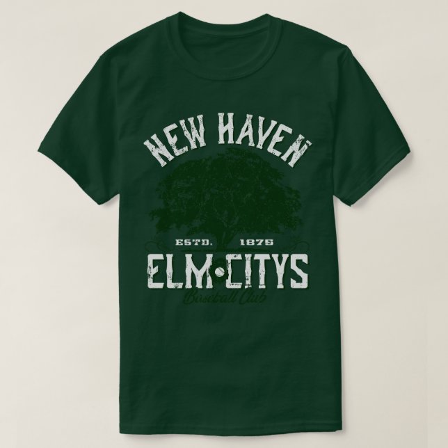 Camiseta New Haven Elm Citys (Frente do Design)