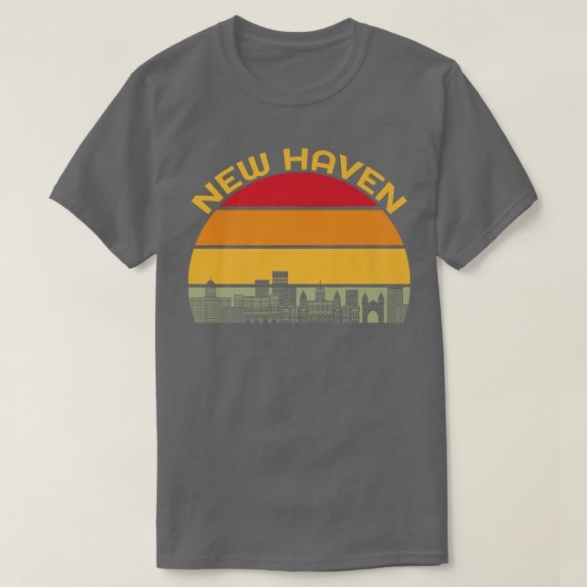 Camiseta New Haven Pizza Capital do Connecticut A (Frente do Design)