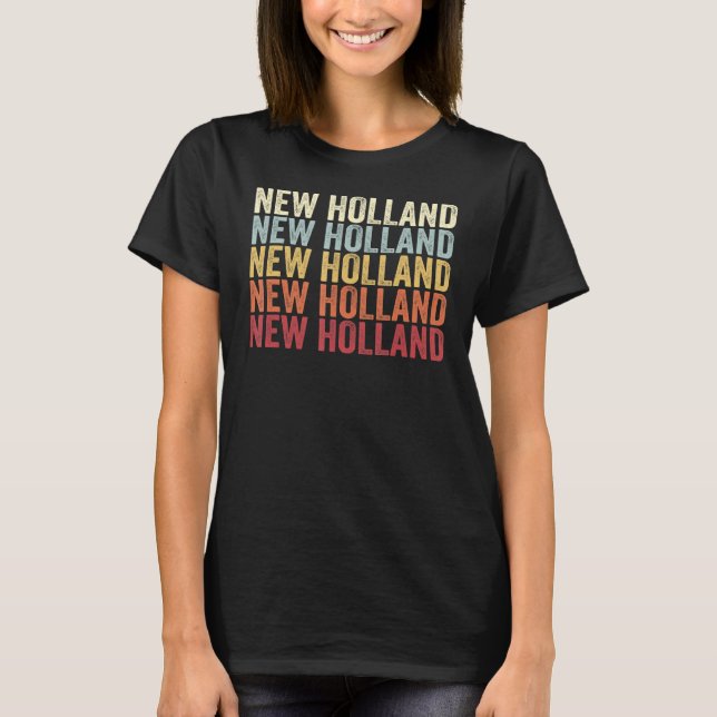 Camiseta New Holland Pennsylvania AP Retro Vint (Frente)