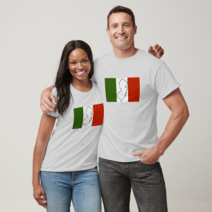 Camiseta New Jersey - Bandeira Italiana Com T-Shirt