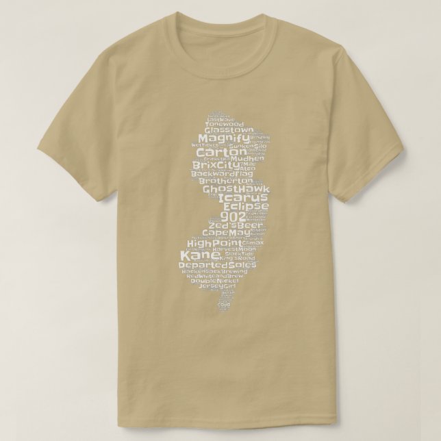 Camiseta New Jersey Breweries (Frente do Design)