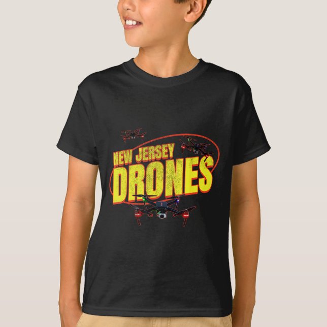 Camiseta New Jersey Drones Funny Mystery Drones In New Jers (Frente)