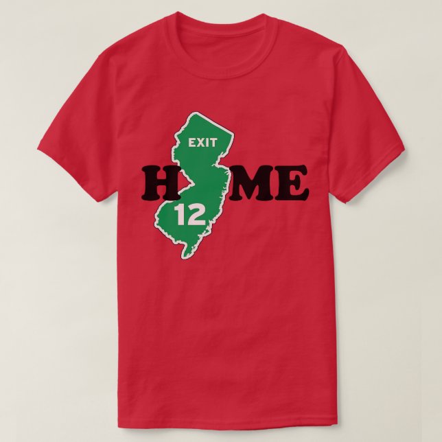 Camiseta New Jersey Exit 12 Home (Frente do Design)