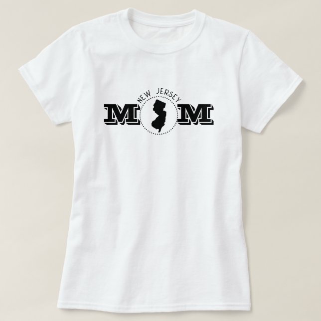 Camiseta New Jersey Mom  (Frente do Design)
