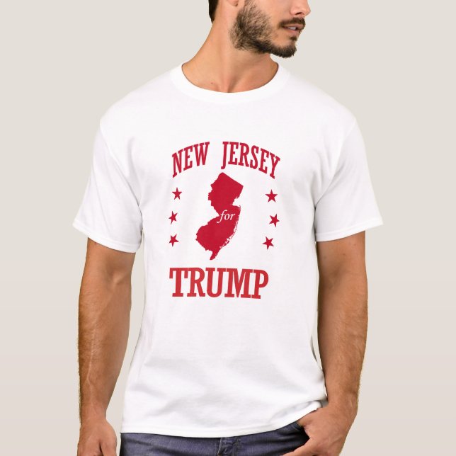 CAMISETA NEW-JERSEY PARA DONALD TRUMP (Frente)