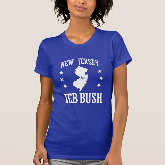 CAMISETA NEW-JERSEY PARA JEB BUSH (Frente)