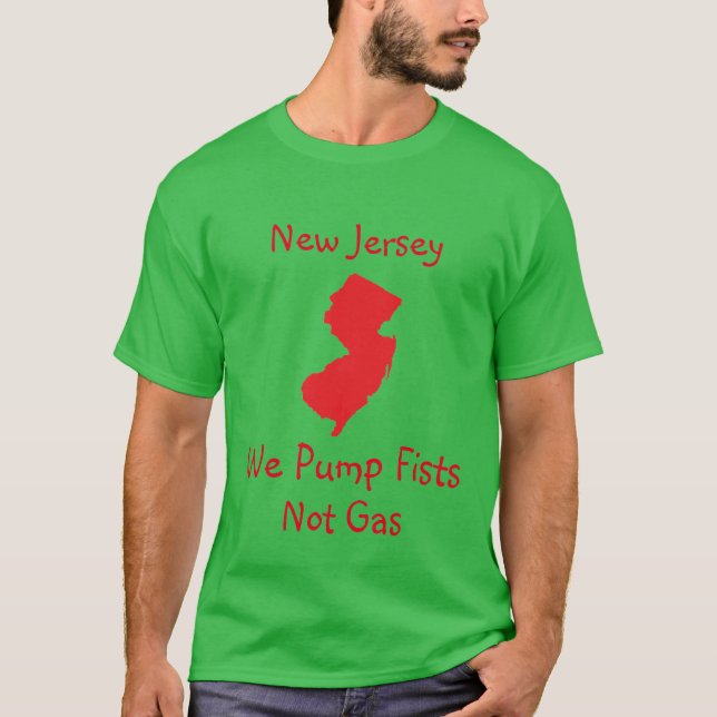 Camiseta New Jersey Pump Fists Not Gas (Frente)