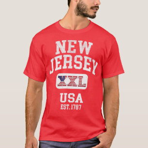 Camiseta New Jersey USA XXL Athletic design 1