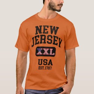 Camiseta New Jersey USA XXL design Athletic