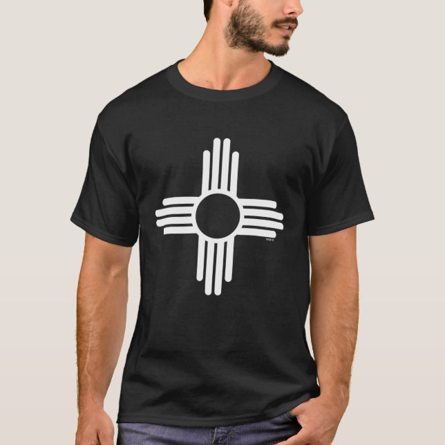 Camiseta New Mexico Zia Sun Symbol (Frente)