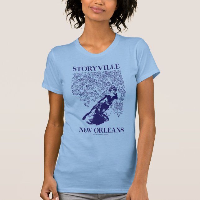 Camiseta New Orleans Storyville Blue Book (Frente)