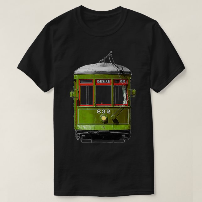Camiseta New Orleans Street Car  (Frente do Design)