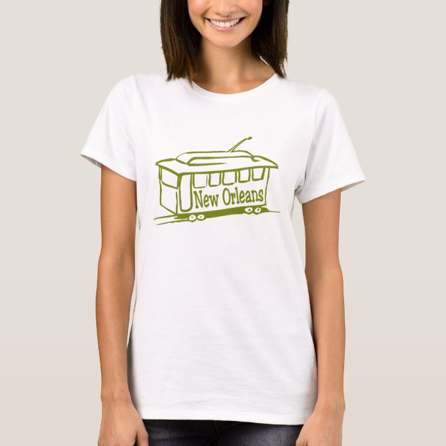 Camiseta New Orleans Streetcar (Frente)