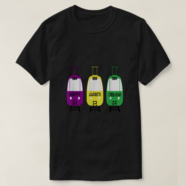 Camiseta New Orleans StreetCar 504 (Frente do Design)