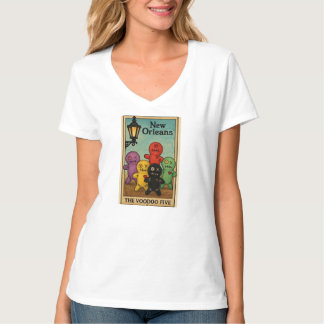 Camiseta New Orleans Themed design called, "The Voodoo V "