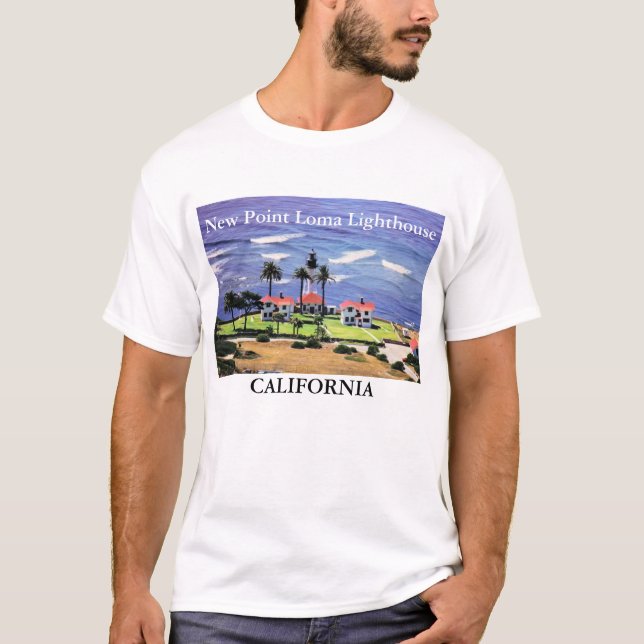 Camiseta New Point Loma Lighthouse, California T-Shirt (Frente)