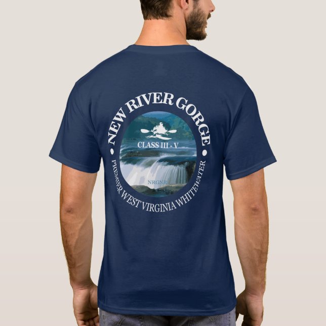 Camiseta New River Gorge (c) (Verso)