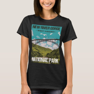 Camiseta New River Gorge National Park West Virginia Poster