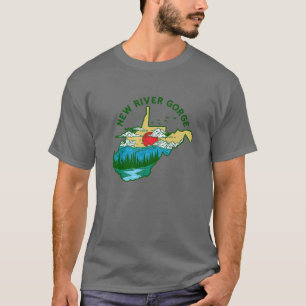 Camiseta New River Gorge Park West Virginia Pride ao ar liv