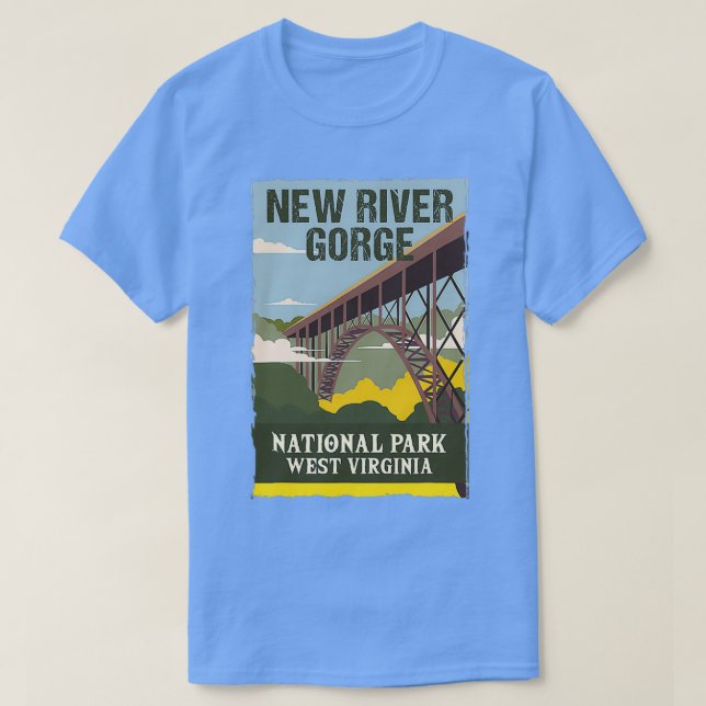 Camiseta New River Gorge USA National Park (Frente do Design)