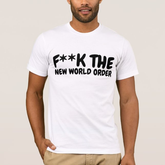 CAMISETA NEW WORLD ORDER F**K THE T-SHIRTS (Frente)