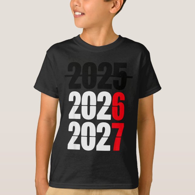 Camiseta New Year 2026 67 Meme Six Seven Gen Alpha Slang  (Frente)