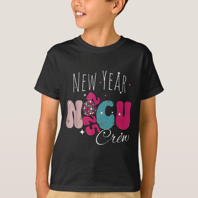 Camiseta New Year Nicu Nurse Crew Celebration Uni-adults -  (Frente)